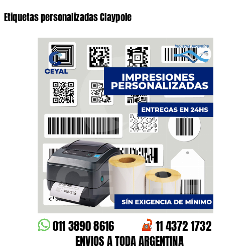Etiquetas personalizadas Claypole