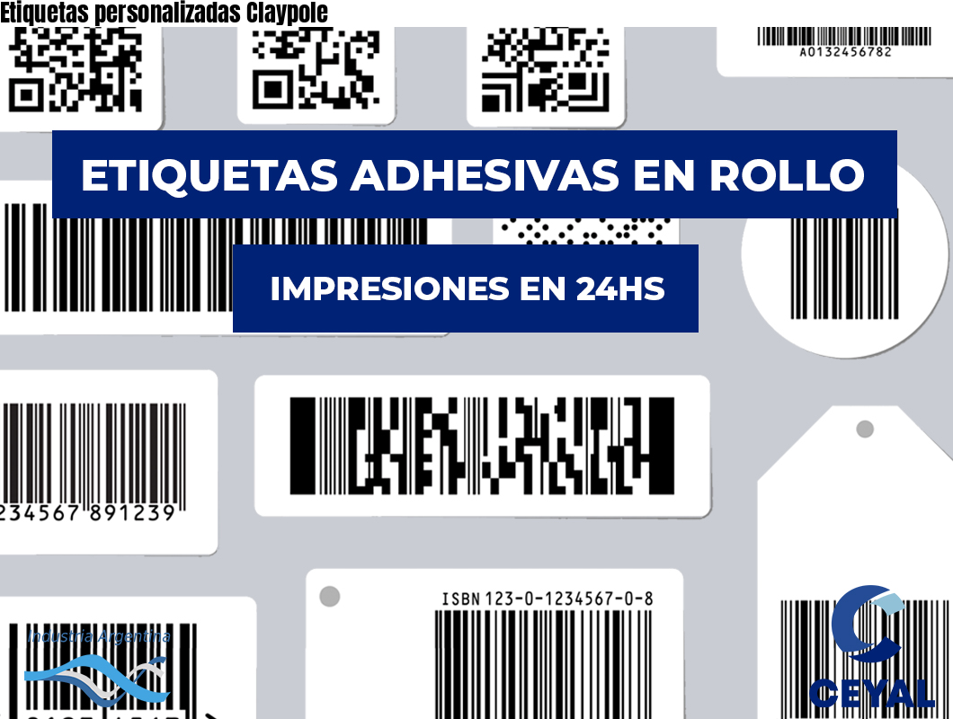 Etiquetas personalizadas Claypole