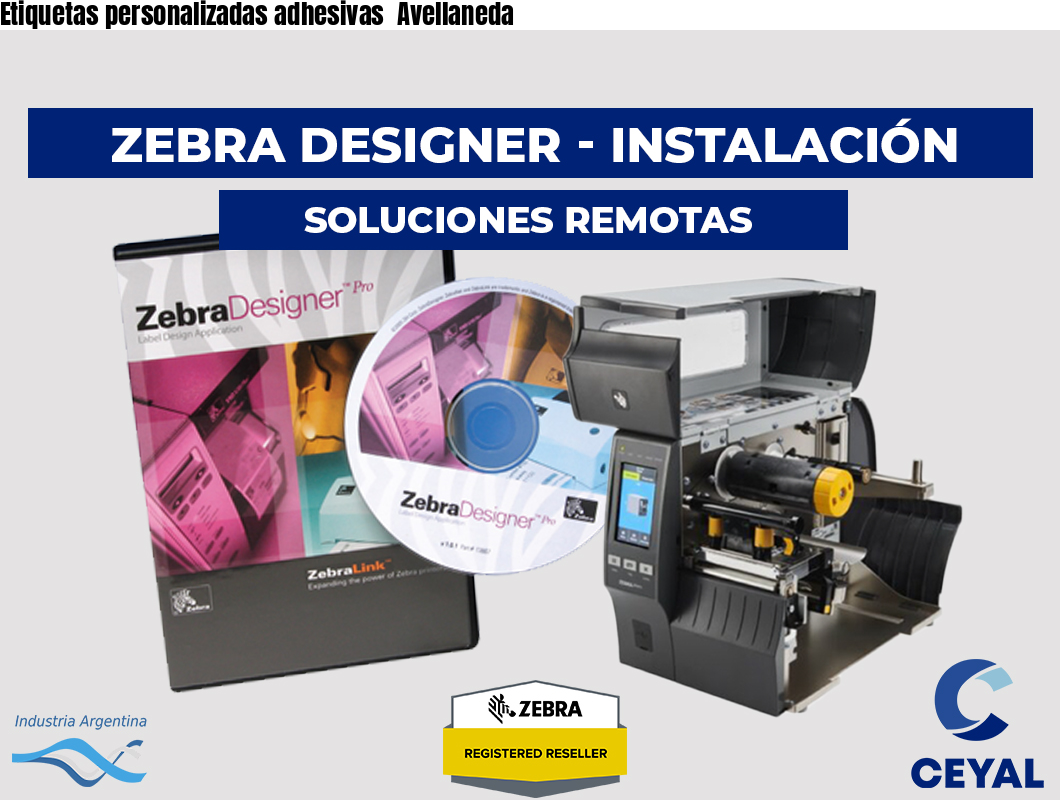 Etiquetas personalizadas adhesivas Avellaneda