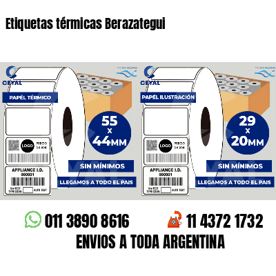 Etiquetas térmicas Berazategui