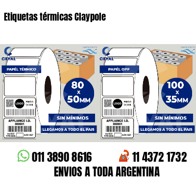 Etiquetas térmicas Claypole