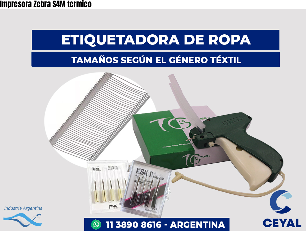 Impresora Zebra S4M termico