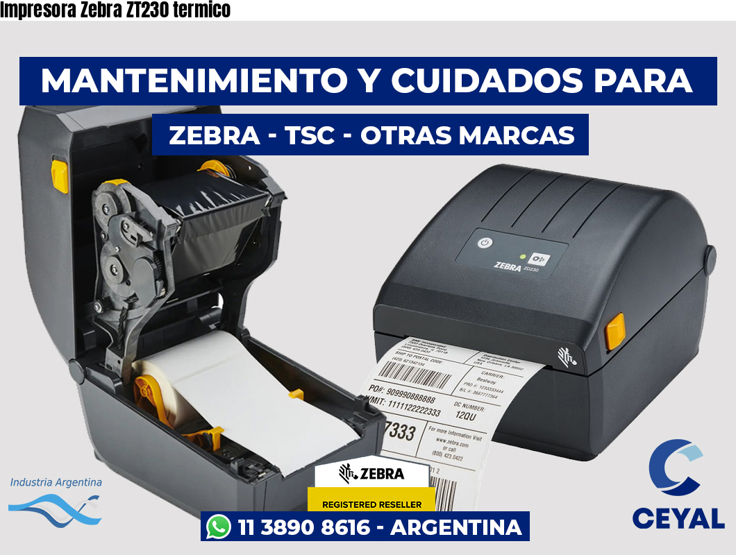 Impresora Zebra ZT230 termico
