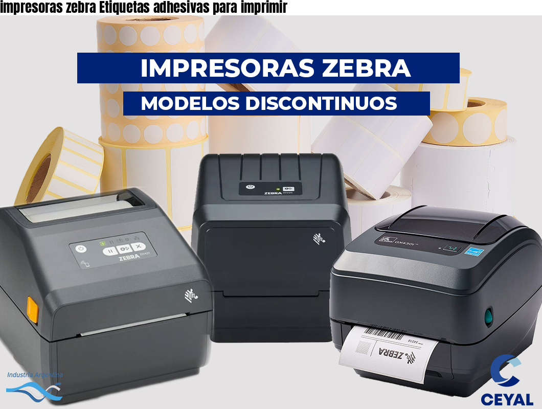 impresoras zebra Etiquetas adhesivas para imprimir