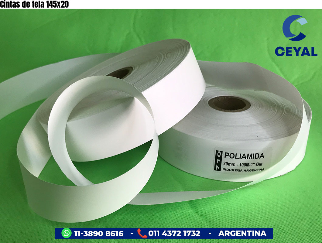 Cintas de tela 145×20
