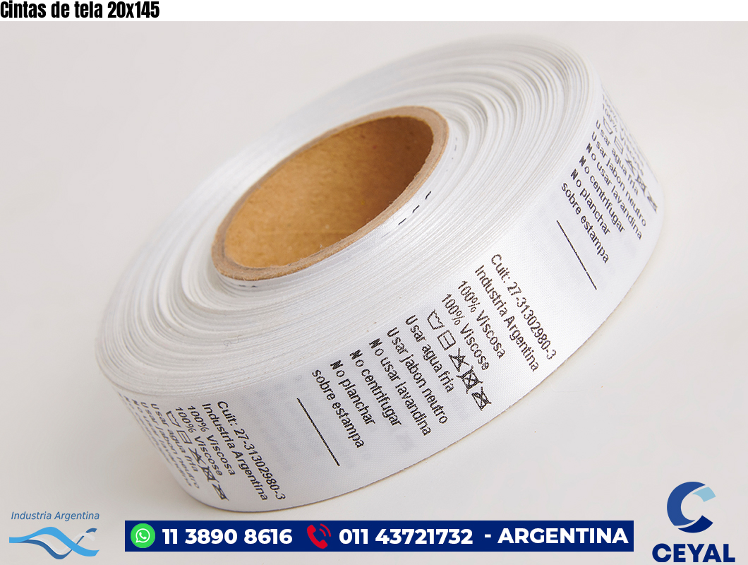Cintas de tela 20×145