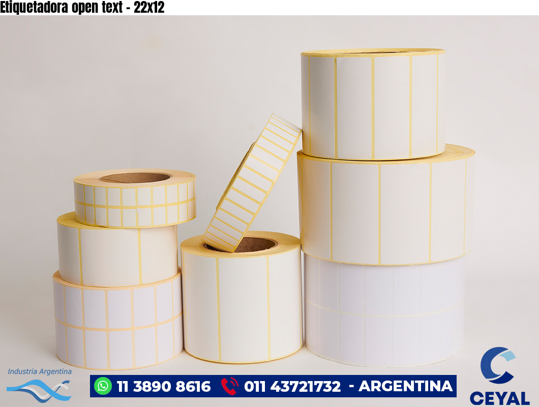 Etiquetadora open text - 22x12