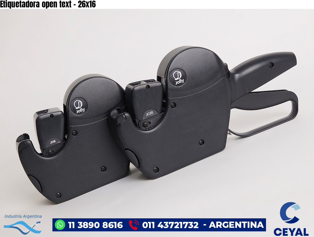 Etiquetadora open text – 26×16