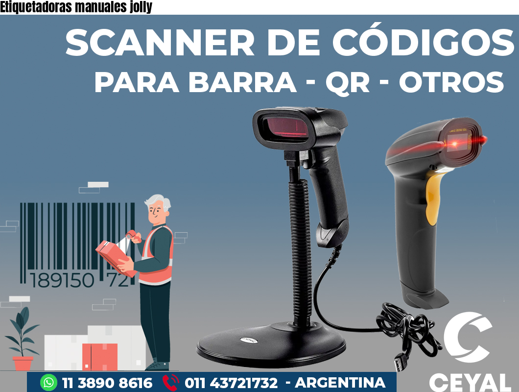 Etiquetadoras manuales jolly