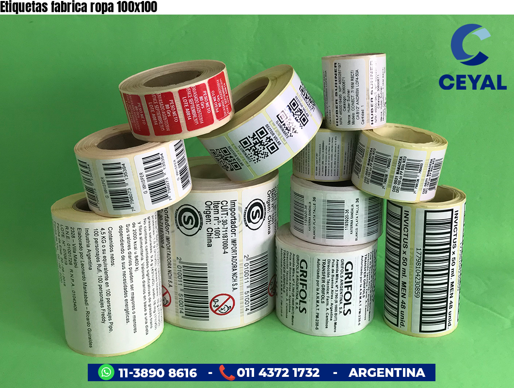 Etiquetas fabrica ropa 100x100