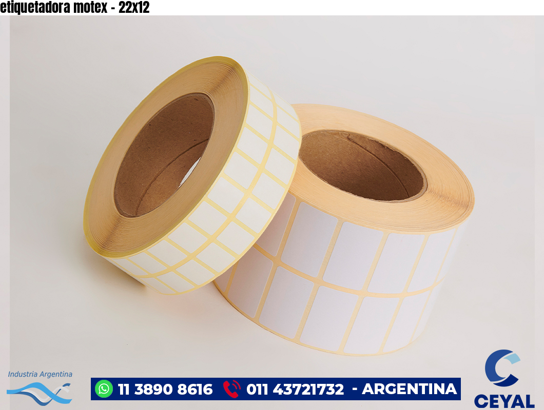 etiquetadora motex - 22x12