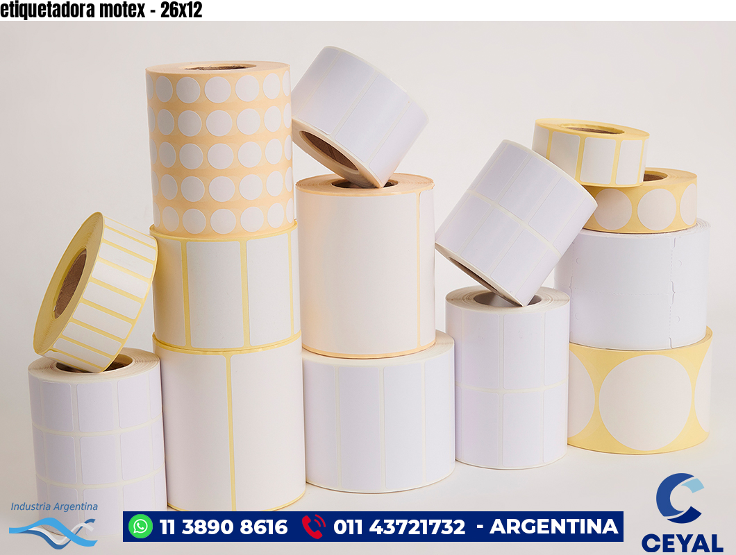 etiquetadora motex - 26x12