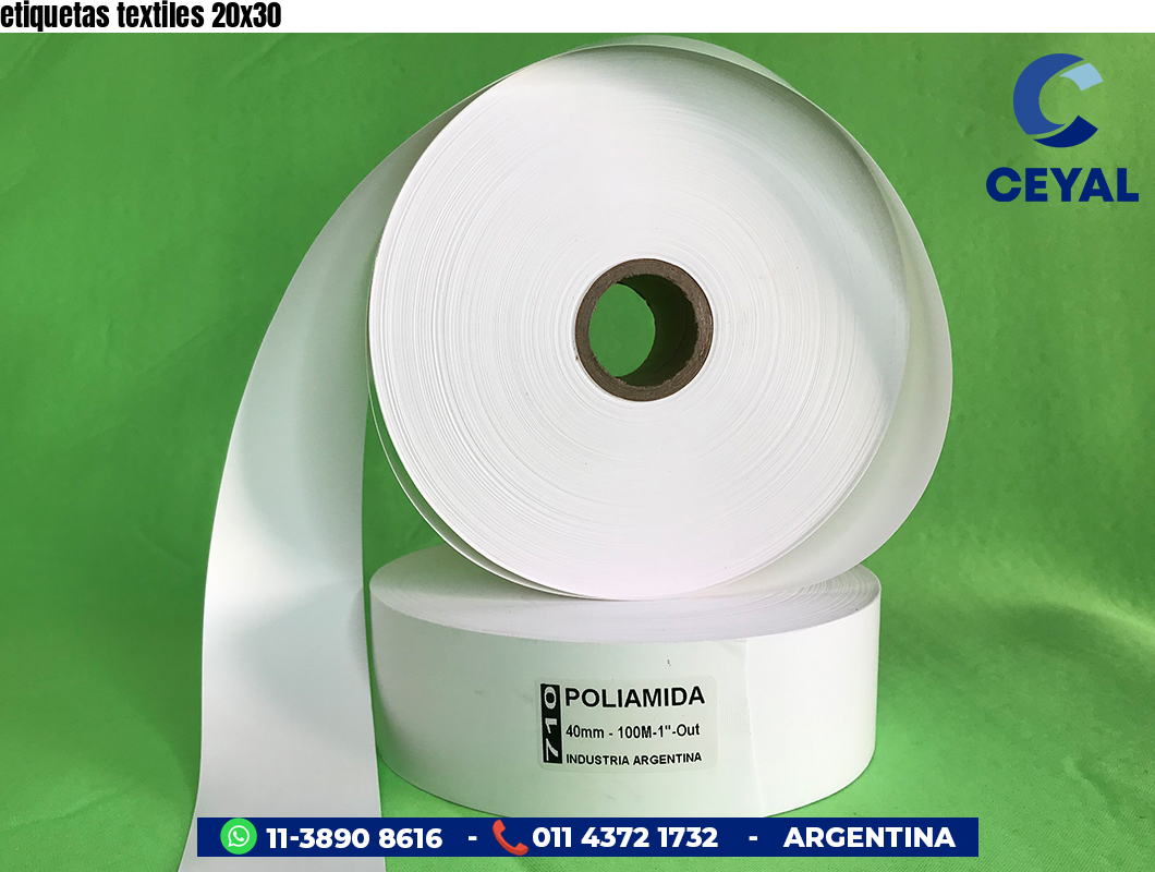 etiquetas textiles 20x30