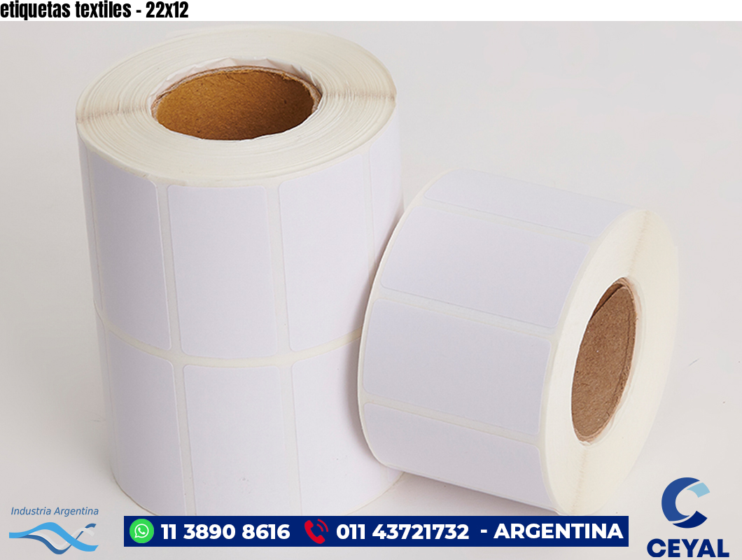 etiquetas textiles - 22x12