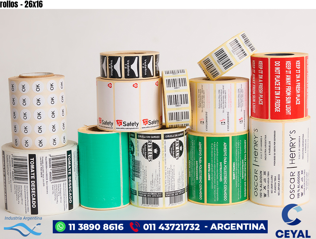 rollos - 26x16