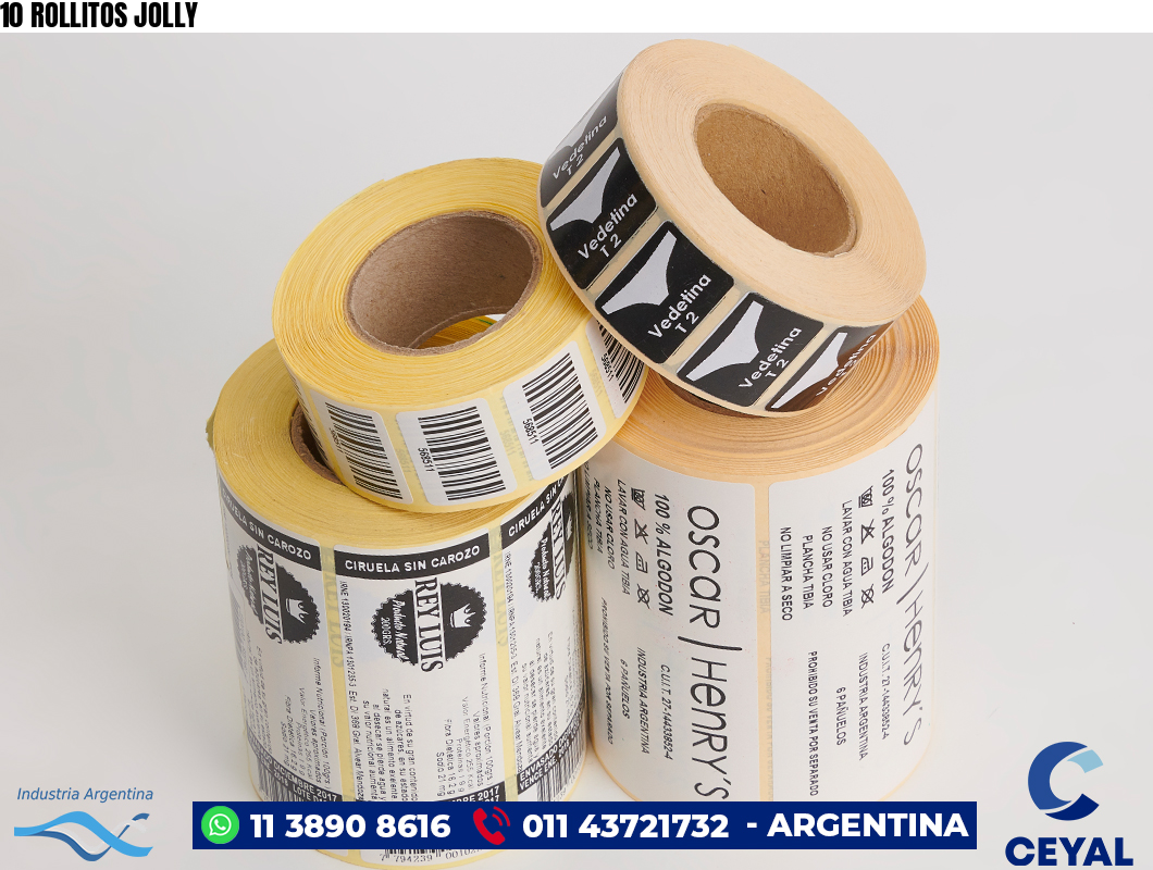 10 ROLLITOS JOLLY