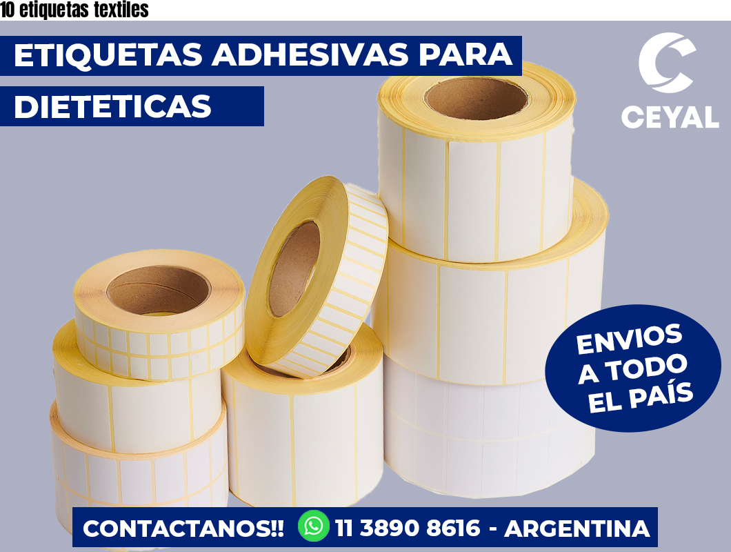 10 etiquetas textiles
