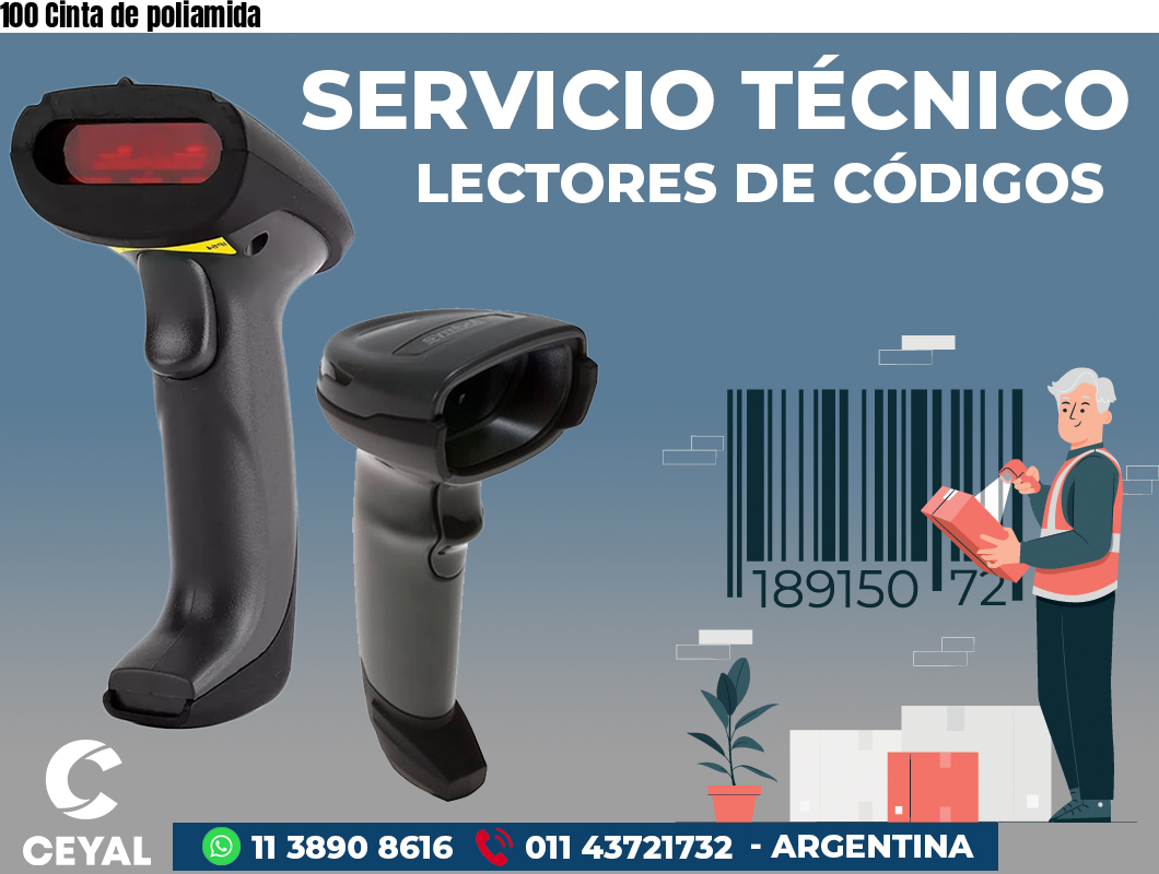 100 Cinta de poliamida