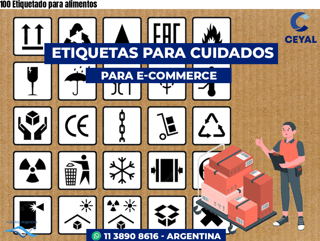 100 Etiquetado para alimentos