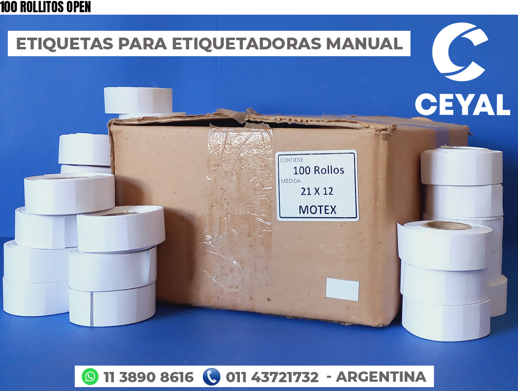 100 ROLLITOS OPEN