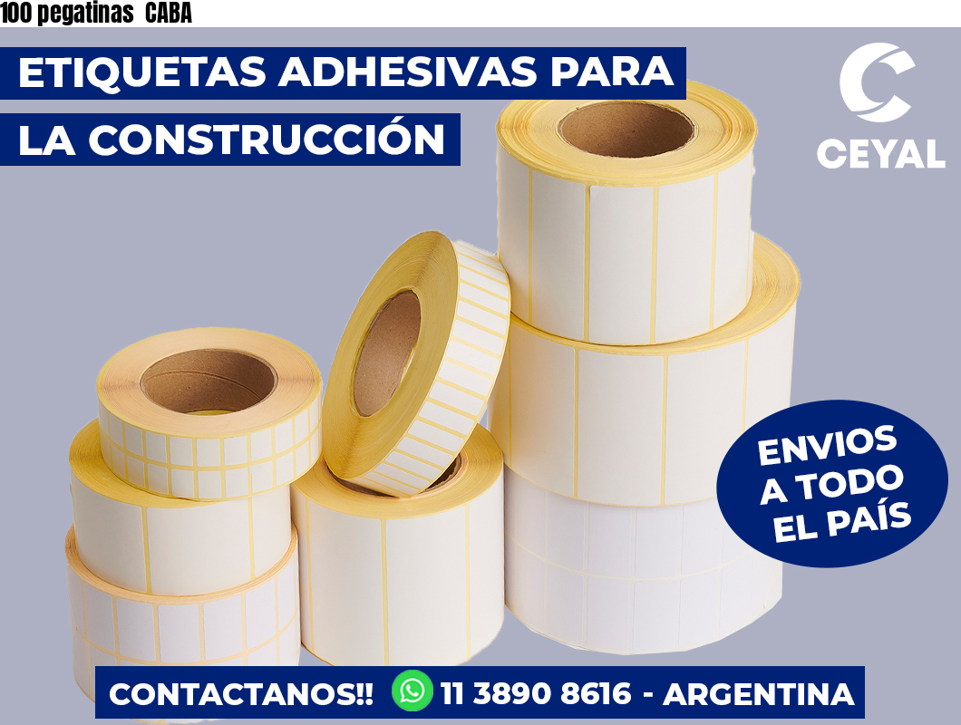 100 pegatinas  CABA