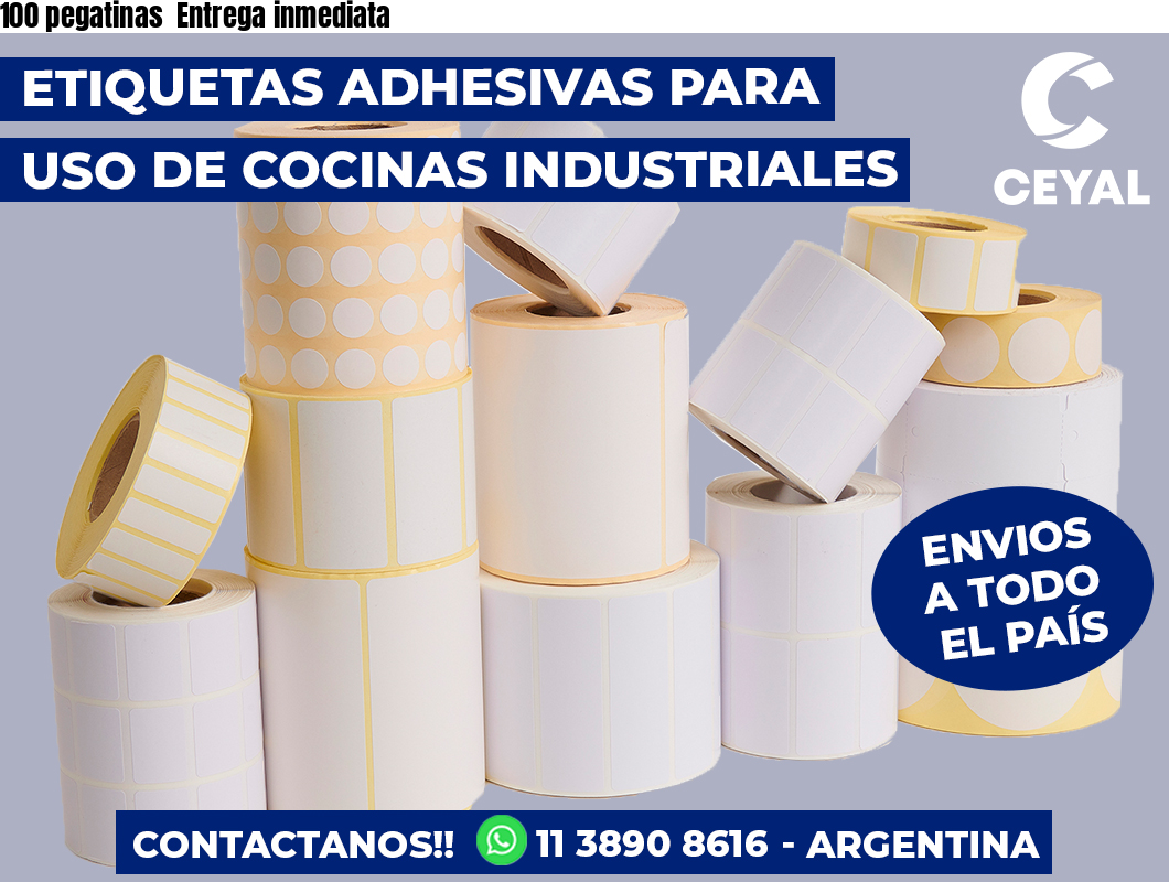 100 pegatinas  Entrega inmediata