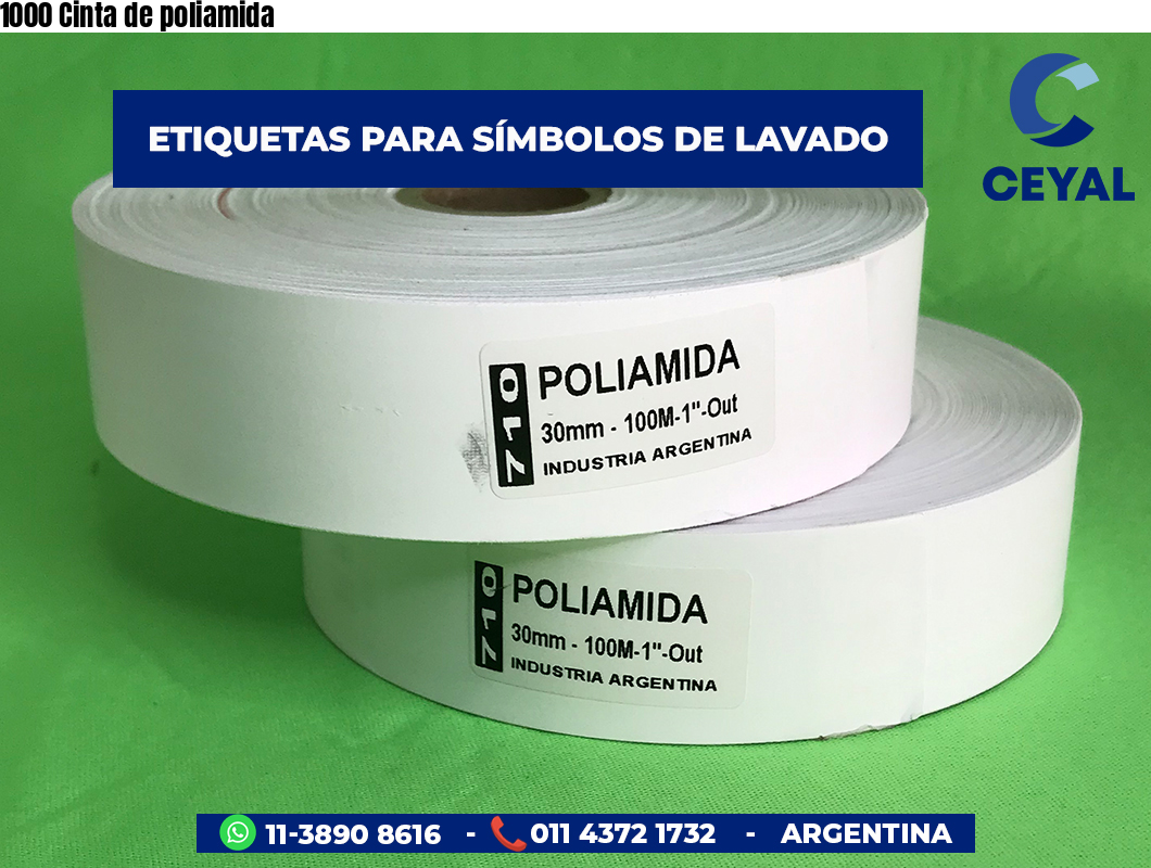 1000 Cinta de poliamida