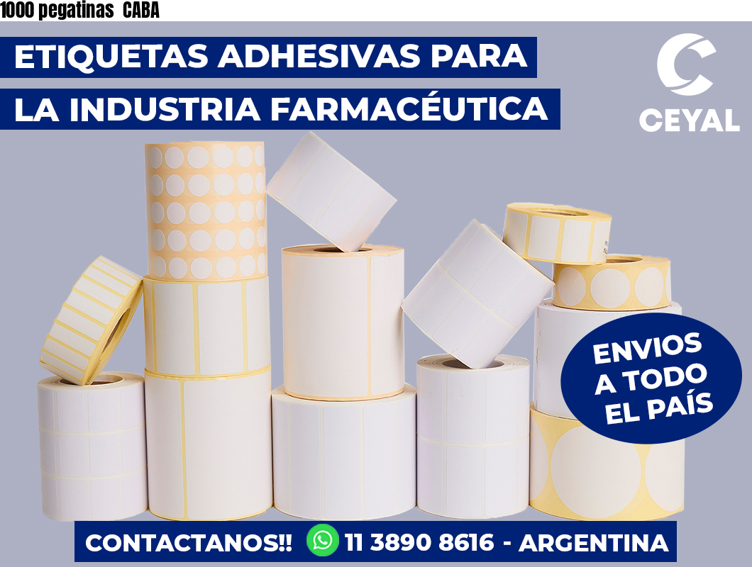 1000 pegatinas  CABA