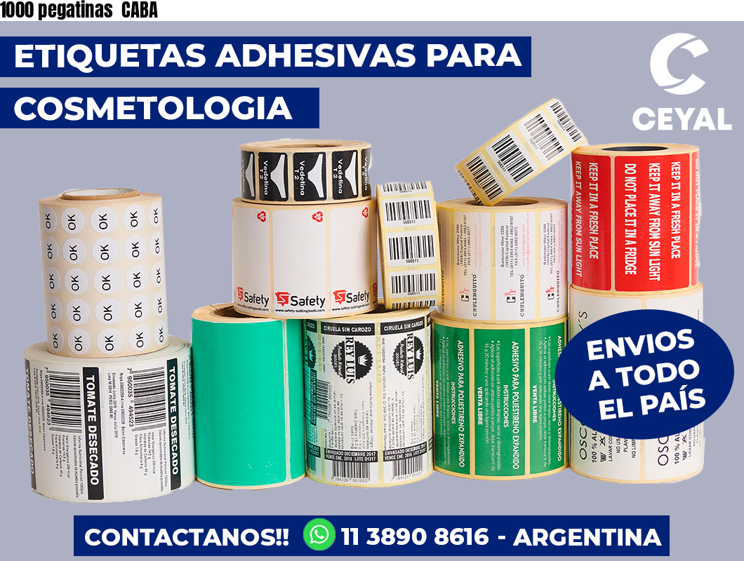 1000 pegatinas CABA