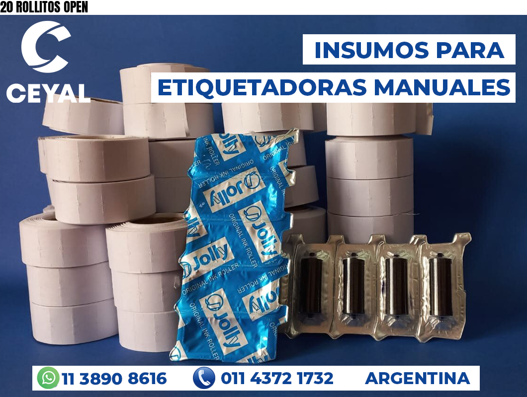 20 ROLLITOS OPEN