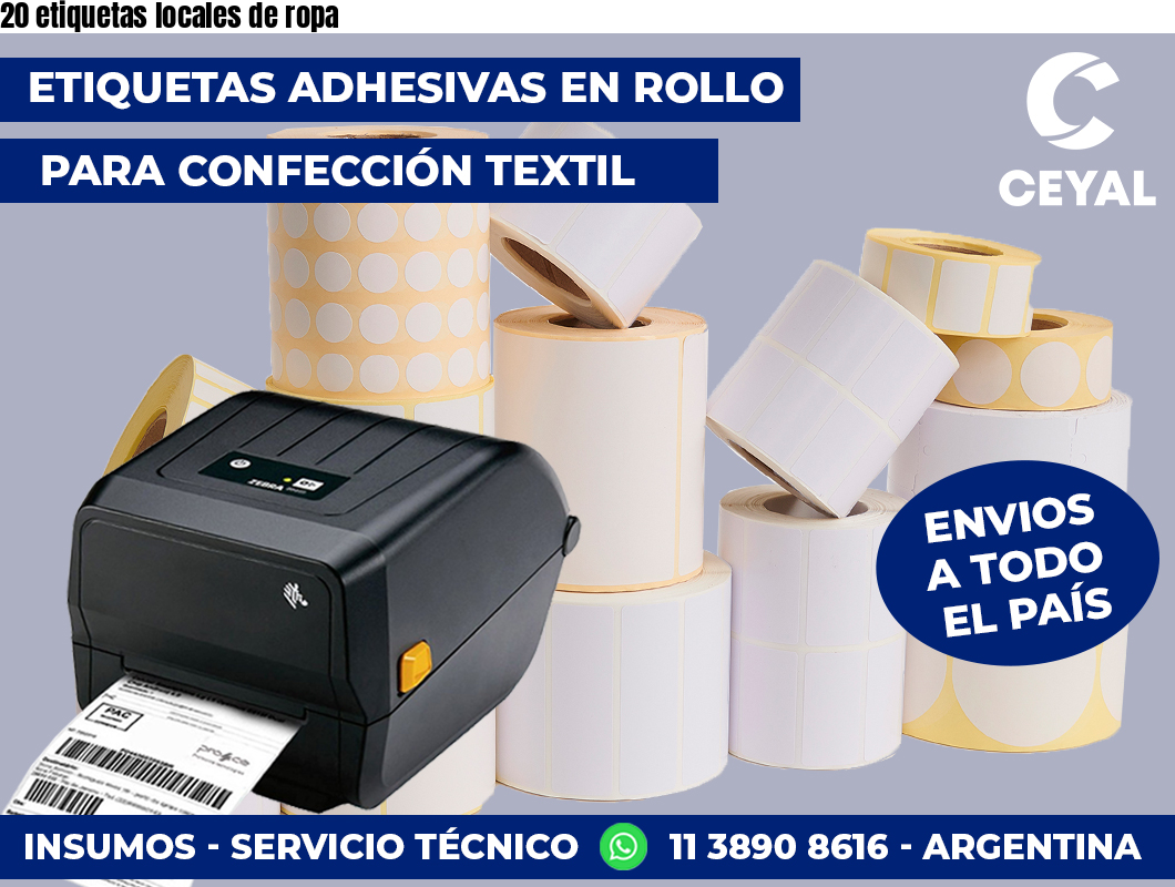 20 etiquetas locales de ropa
