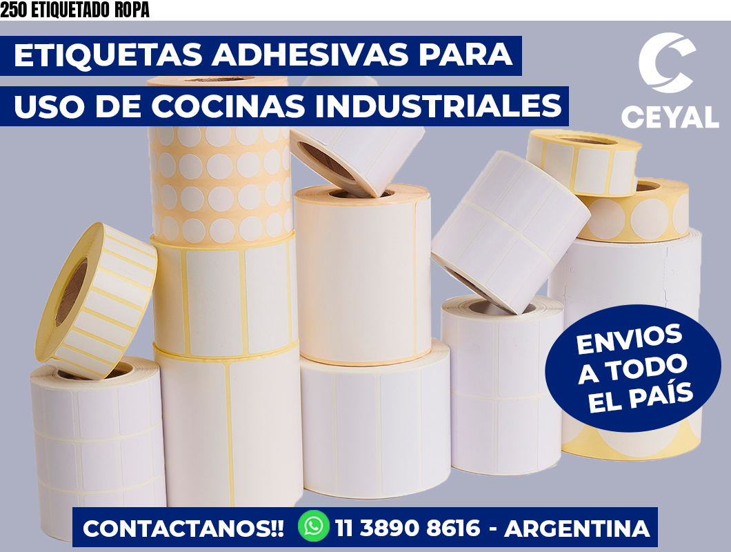 250 ETIQUETADO ROPA