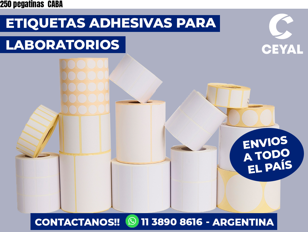 250 pegatinas CABA
