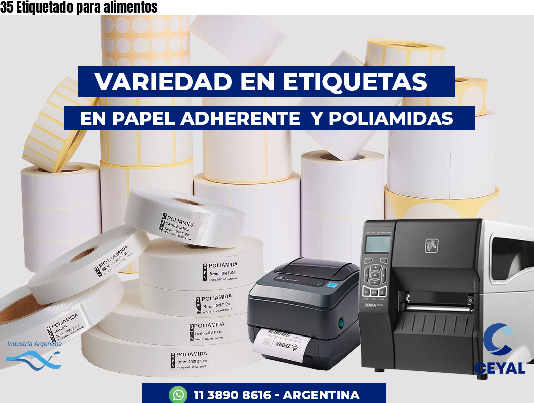 35 Etiquetado para alimentos