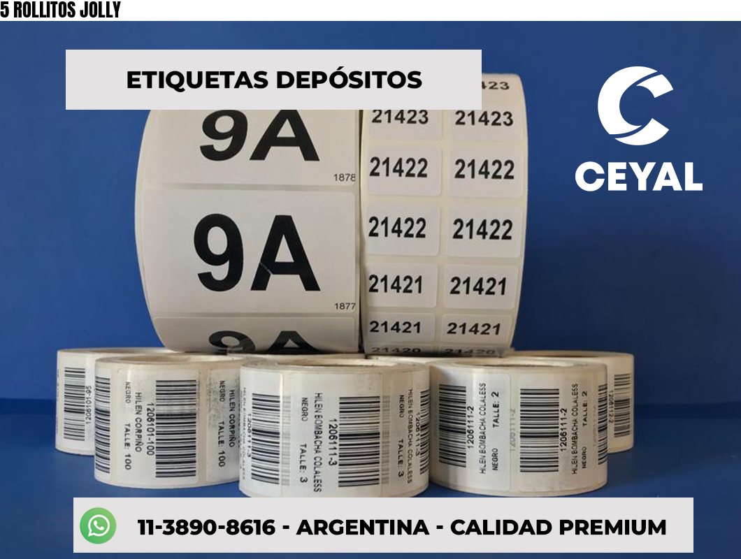 5 ROLLITOS JOLLY
