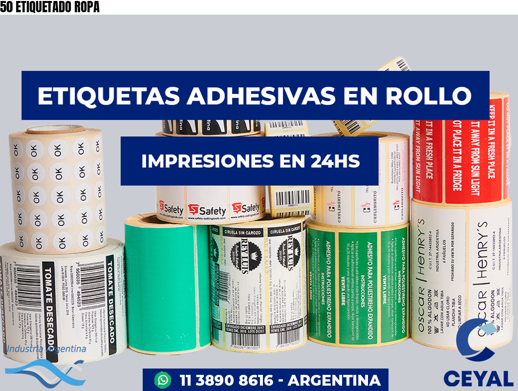 50 ETIQUETADO ROPA