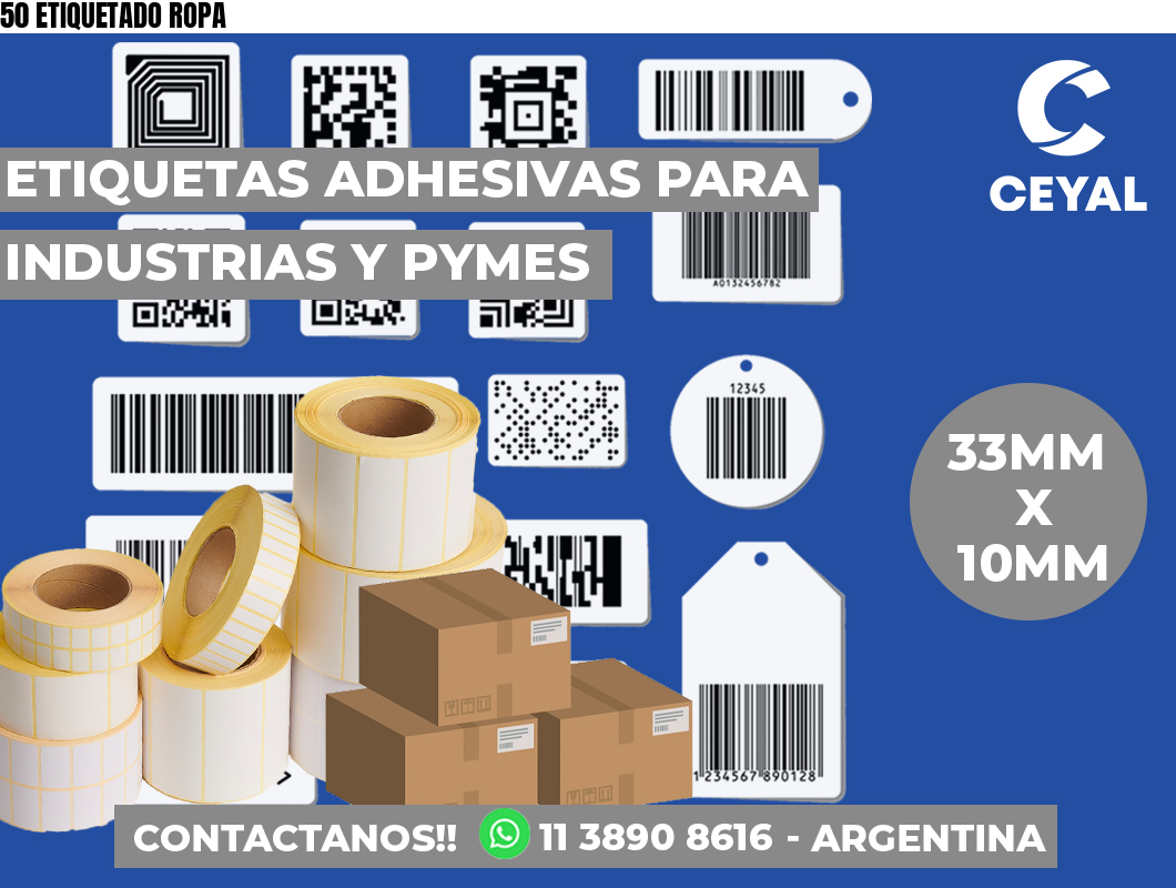 50 ETIQUETADO ROPA