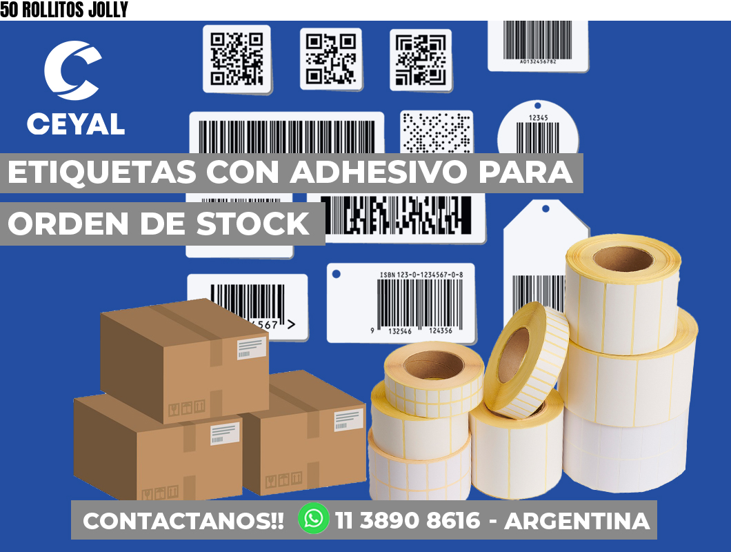 50 ROLLITOS JOLLY
