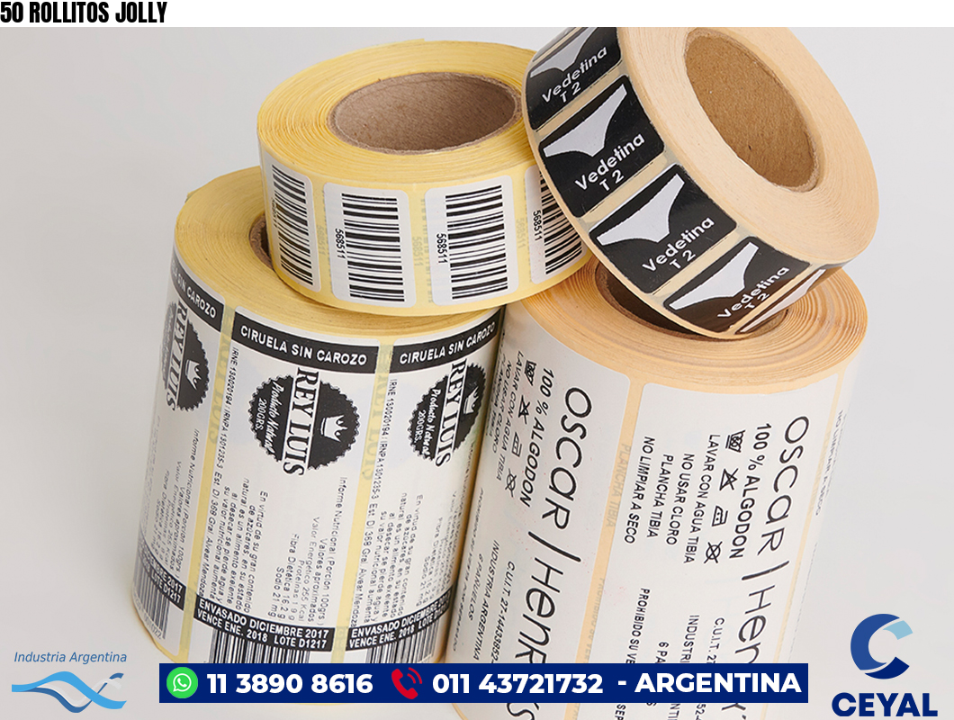 50 ROLLITOS JOLLY
