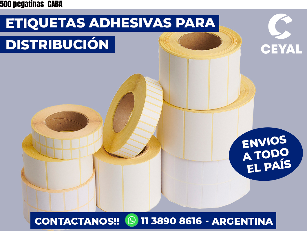 500 pegatinas CABA
