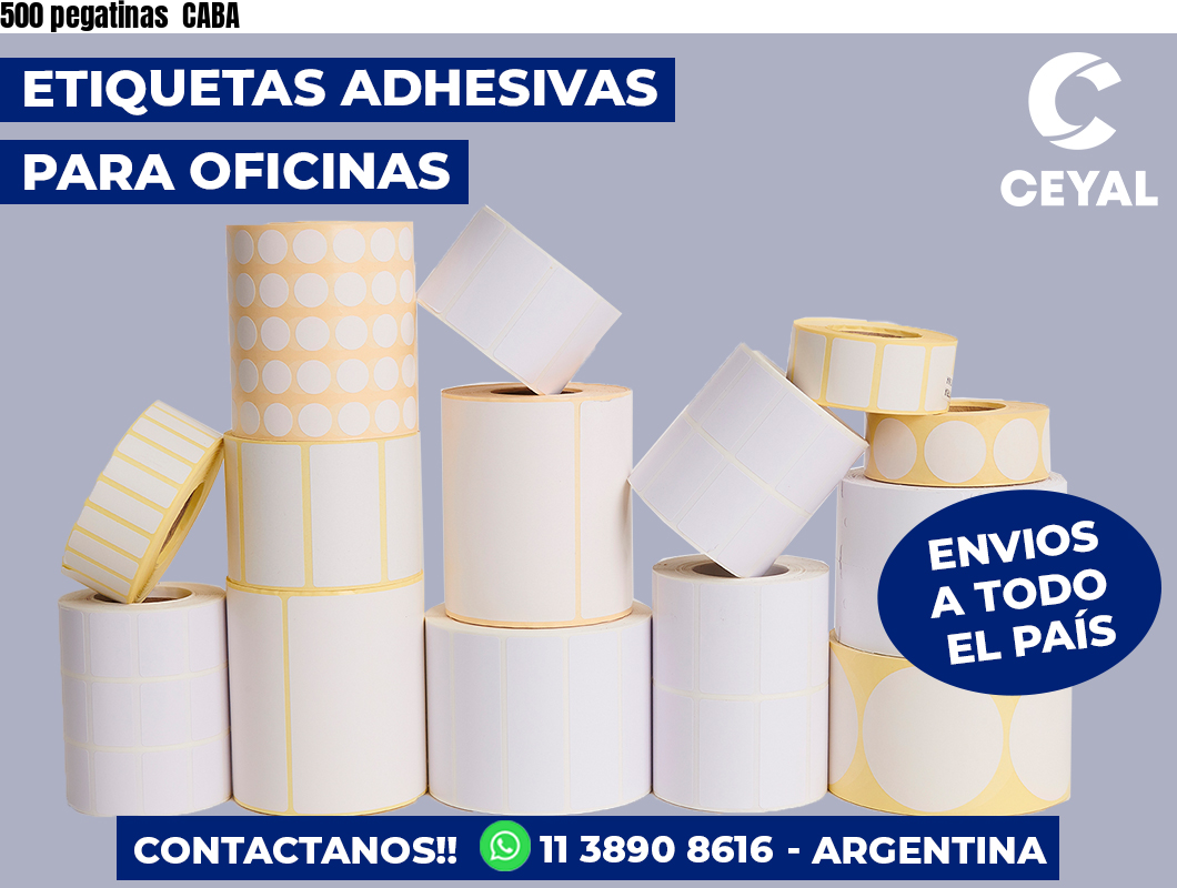 500 pegatinas  CABA