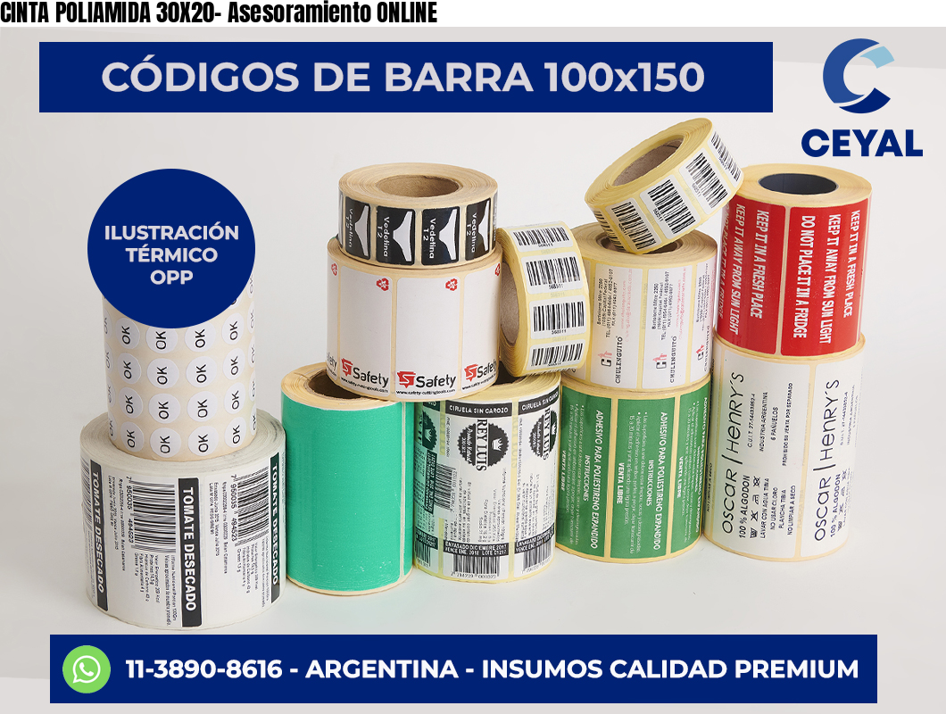 CINTA POLIAMIDA 30X20- Asesoramiento ONLINE