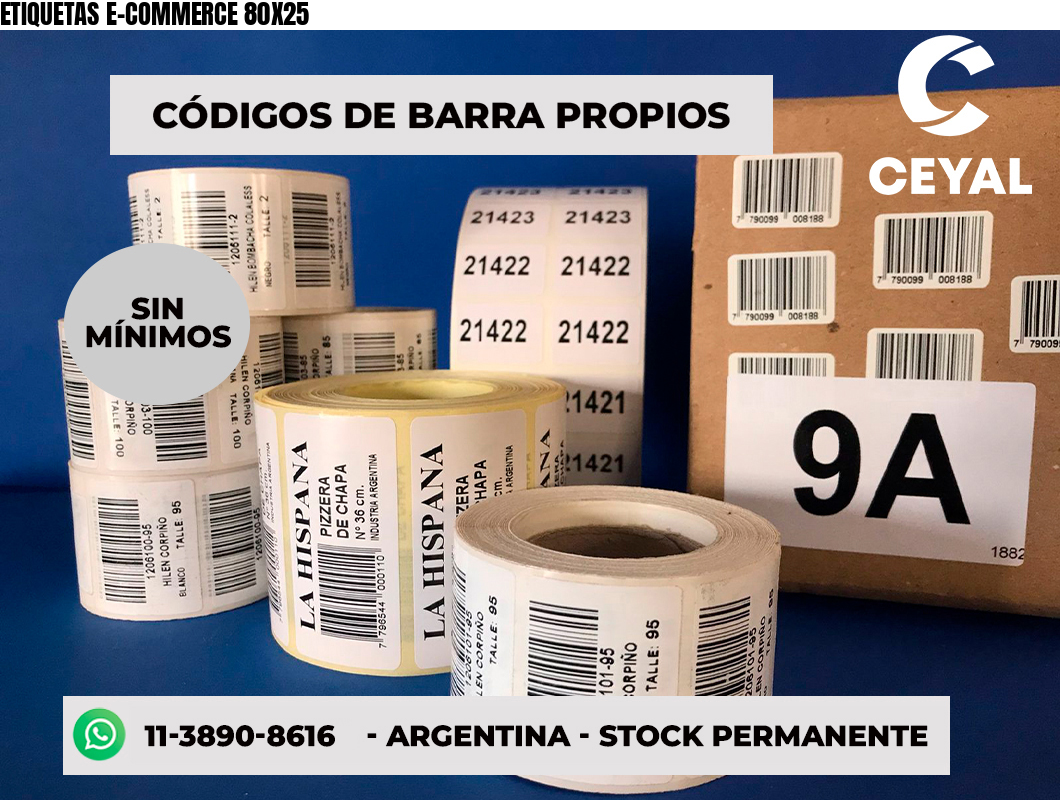 ETIQUETAS E-COMMERCE 80X25