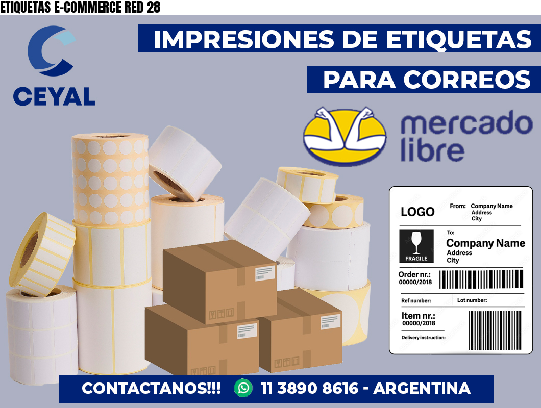 ETIQUETAS E-COMMERCE RED 28
