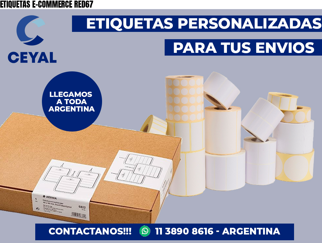 ETIQUETAS E-COMMERCE RED67
