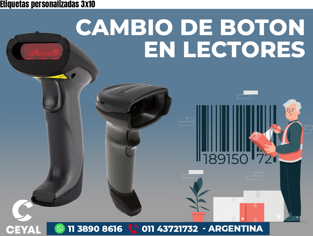 Etiquetas personalizadas 3x10