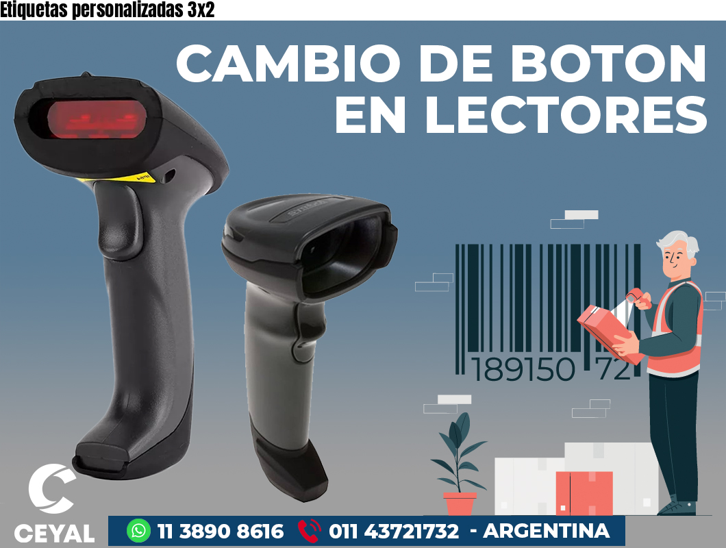 Etiquetas personalizadas 3x2