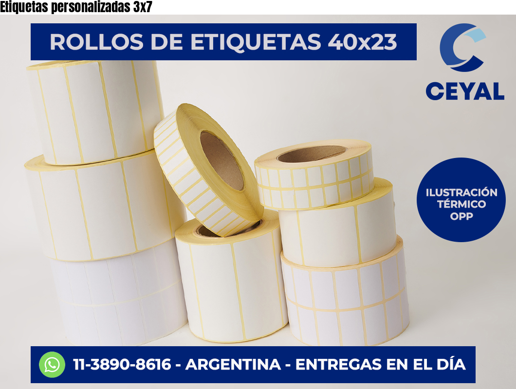 Etiquetas personalizadas 3×7
