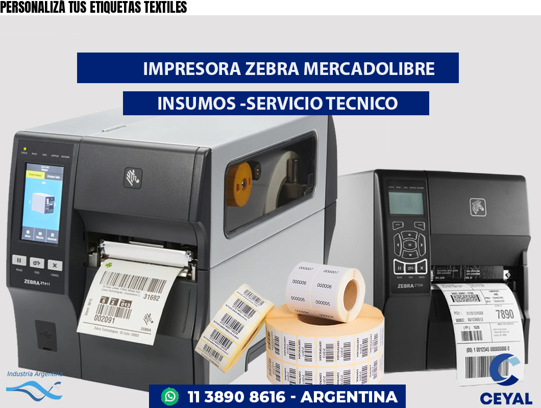PERSONALIZÁ TUS ETIQUETAS TEXTILES