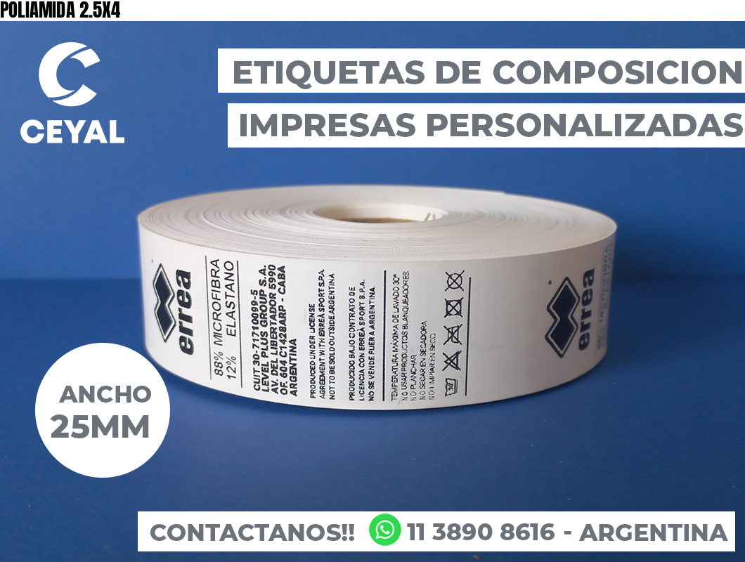 POLIAMIDA 2.5X4